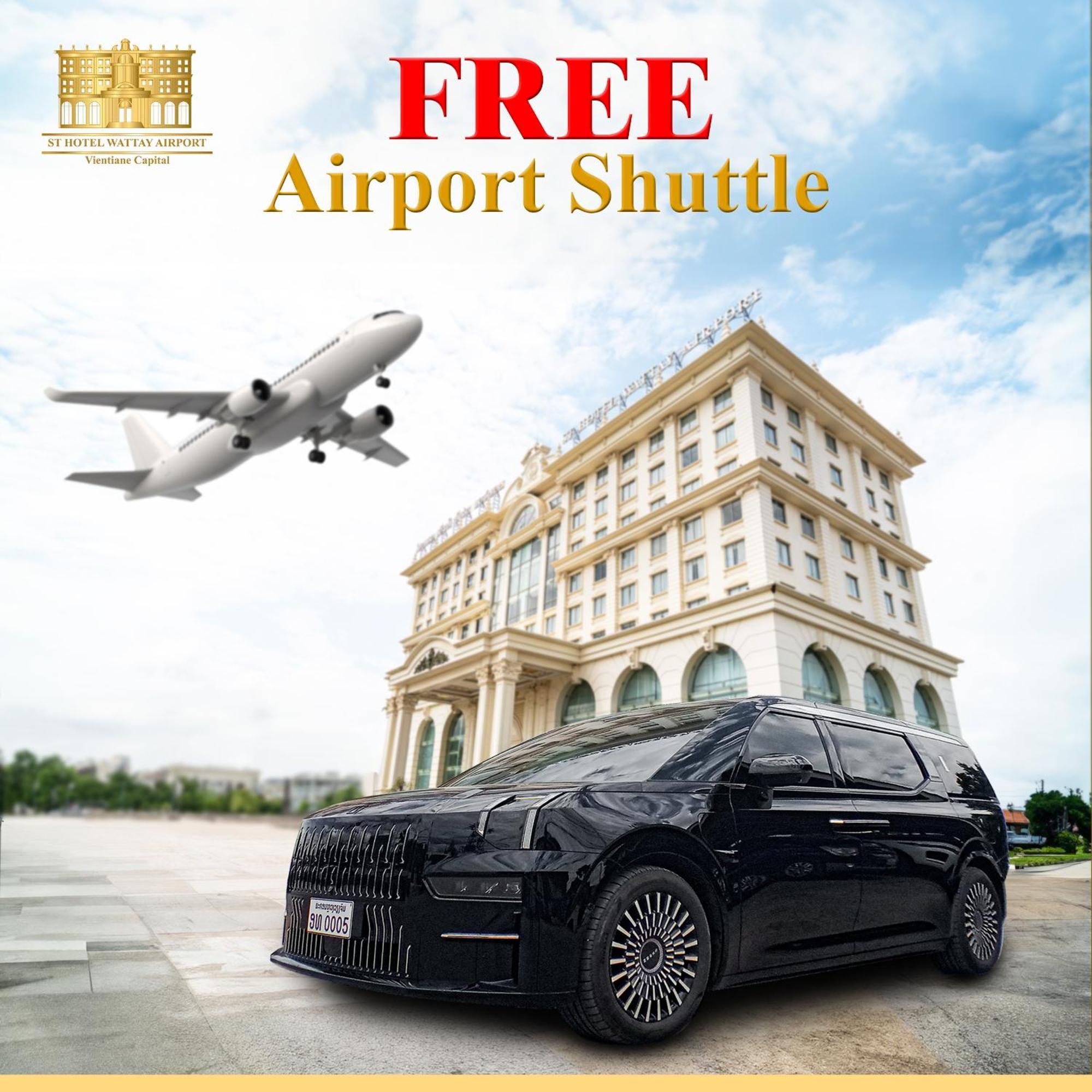 St Hotel Wattay Airport Vientiane Exteriér fotografie